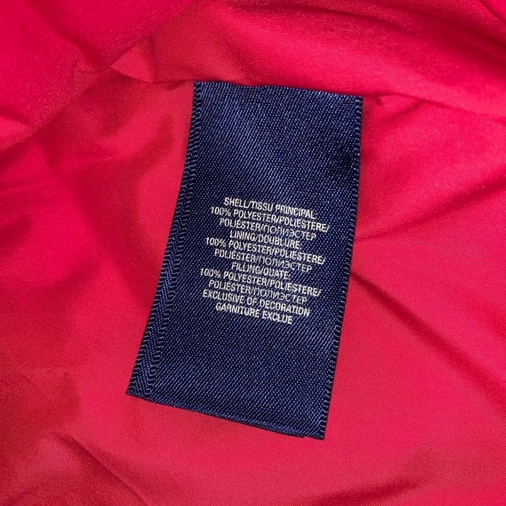 Ralph Lauren Pink Quilted chore barn coat Jacket corduroy collar size large